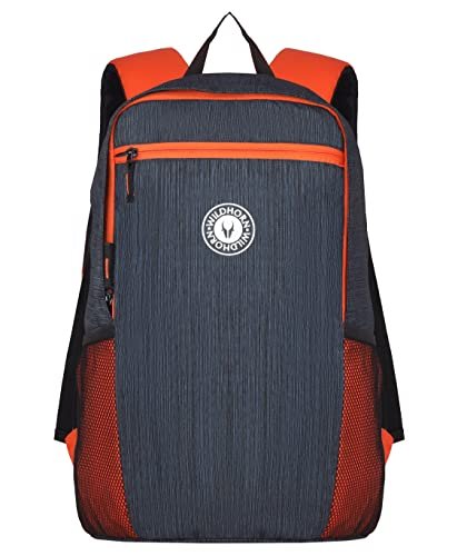 WildHorn Laptop Backpack for Men/Women I Fits upto 15.6″ Laptop I Waterproof I Travel/Business/College Bookbags (015-BLUE&ORANGE)