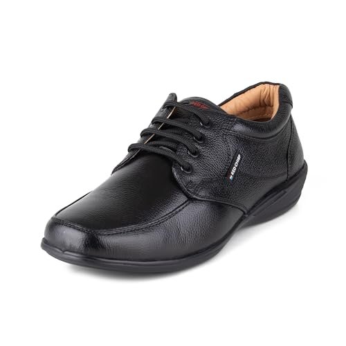 Red Chief Genuine Leather Formal Shoes for Men | Stylish & Comfortable Shoes | Black | RC3506