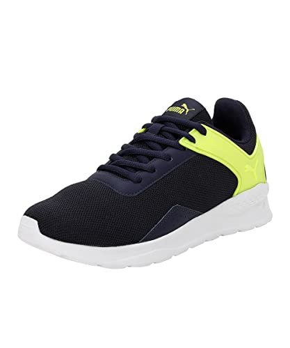 Puma Men, Anzarun Krick, Navy-Lime Smash-White, Sneaker, 11UK, (39180302)