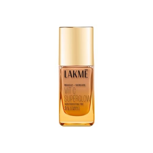 Lakme Makeup+Skincare VitC Superglow Skin Perfecting Tint Warm Beige W240 25ml