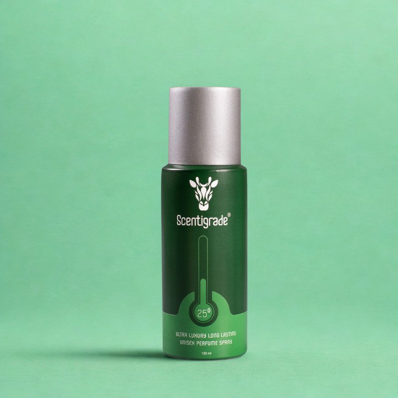 Scentigrade Twenty Five Degree Unisex Luxury Perfume Body Spray |No Gas| Long Lasting Scent Eau de Cologne  –  150 ml(For Men & Women)