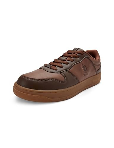U.S. POLO ASSN. Mens USPA| Jaxon ME. Brown| Stylish Casual Sneaker Shoes for Man, 11 UK