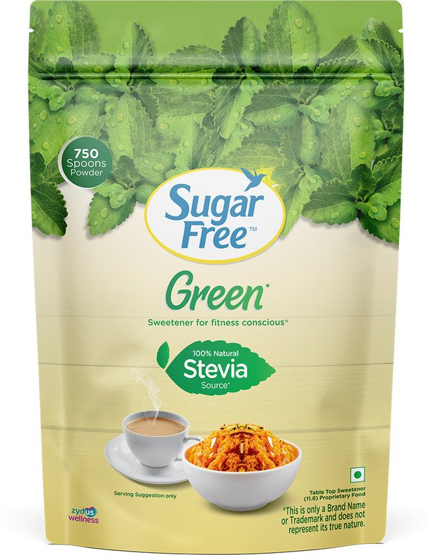 Sugar free Green Stevia ,Made from 100% Natural Meethi Tulsi (Stevia) leaves Sweetener(750 g)