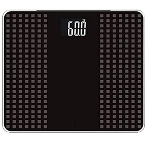 IONIX Weight Machine for body Weight | Human body scale | Weighing Machine | LCD Bathroom Personal Weight weighing scale, (Black)