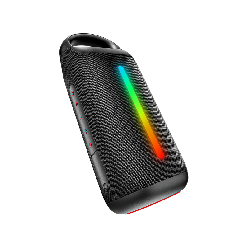 boAt Stone Arc Pro Plus, Spatial Audio, 78mm Drivers, 12H Battery, RGBs & App Support 45 W Bluetooth Speaker(Raging Black, Mono Channel)