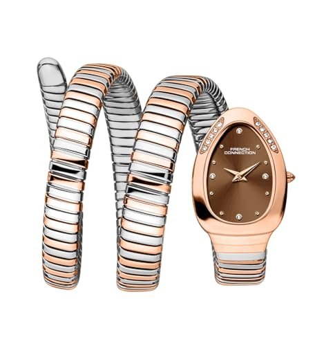 French Connection Analog Brown Dial Women’s Watch-FCN0110BRTM