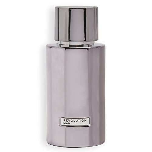 Revolution Man Carbon Pulse Eau De Toilette Bergamot and Sichuan Pepper Fragrance Perfume, Casual Day or Night Scent