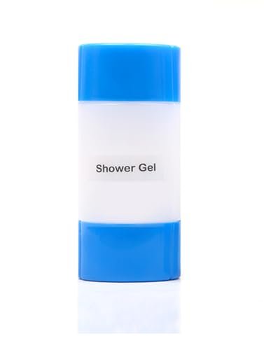 INOVERA (LABEL) 2 Piece Refillable Travel Bottles for Toiletries – 3 in 1 Plastic Shampoo, Cream, Conditioner, Lotion Storage Container – Travelling Accessories (Blue)