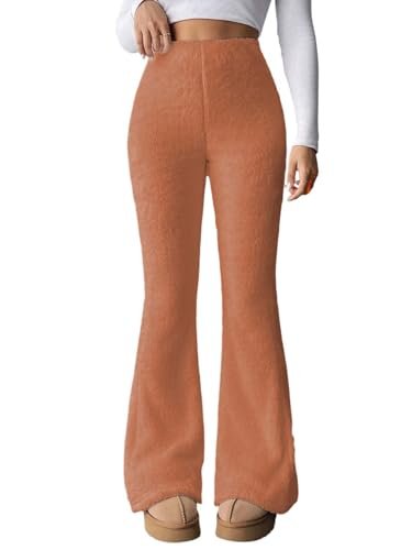 KOTTY Women’s Warm Rust Brown Pant(Brown,32)-KTTWOMENSPANT902XL