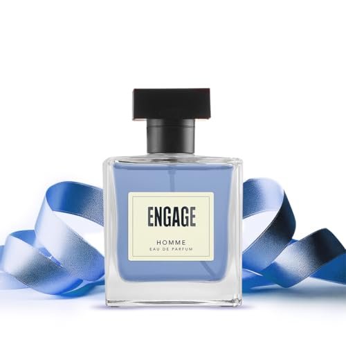 Engage Homme Eau De Parfum for Man 100ml | Woody Bergamot|Long Lasting Perfume|Perfume for Men| Perfect Daily Wear| No Paraben|No Sillicones| Dermat-Tested EDP| Gift for Man|Also Try Maracuja Coganc