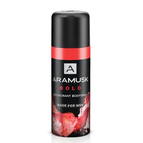 Aramusk Deo for Men – BOLD |Long Lasting Masculine Fragrance | Everyday Bodyspray – 150mL pack