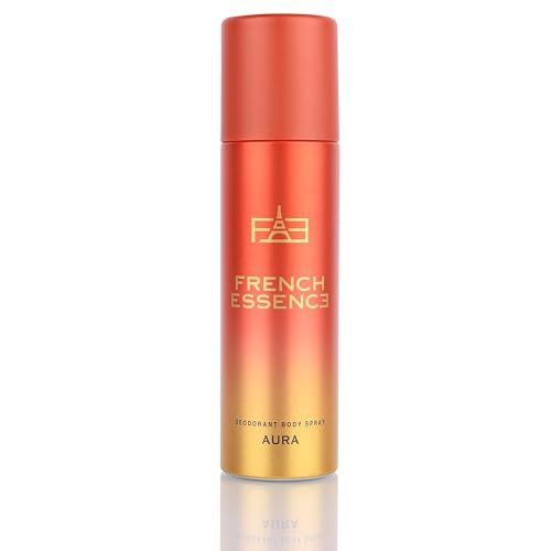 French Essence Aura | Deodorant For Women | Body Spray | Fresh Fragrance | Long Lasting Scent 150ml Each – Pack of 1