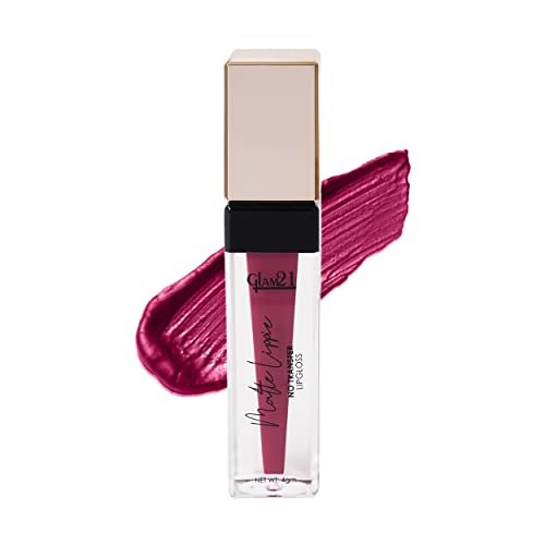 Glam21 Matte Lippie No Transfer Lip Gloss | Lightweight and comfortable| Creamy Matte Formula – 4 gm | Dew Me Up-14