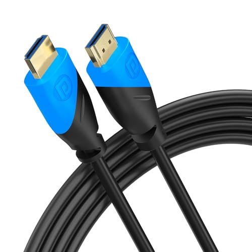 Portronics Konnect Sync 4K@60Hz HDMI to HDMI Cable (1.5M), Gold-Plated Connectors, Pure Copper Core, ARC/eARC Support, PVC Build, Compatible with Smart HDTV, Laptop, Monitor, Projector (Blue)
