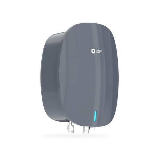 Orient Electric Instaflo Neo | 3 Litre Instant Water Heater | 6.5 bar pressure compatibility | Red Dot Design Winner | Suitable for low & mid rise buildings | 6 years tank warranty | Midnight Grey