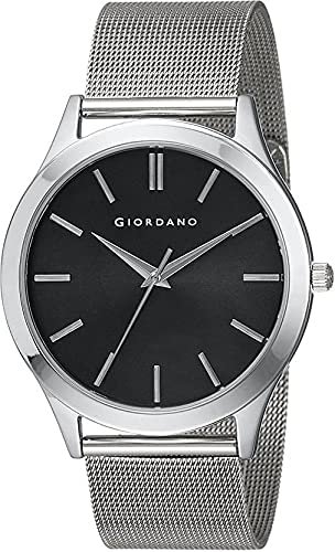 Giordano Analog Wrist Watch for Man with Color Variant |Classy Wired Mesh Band – A1051