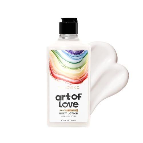 THE LOVE CO. Art of Love Body Lotion for Women 250ml | Floral Fragrance | Deep Moisturizing, Non-Sticky Formula | Luxury Body Care Gift