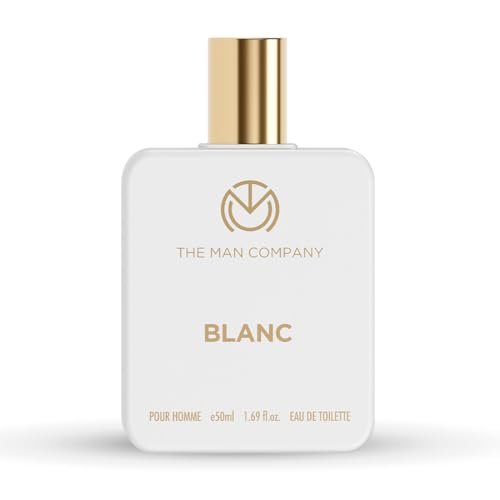 The Man Company Blanc Edt Perfume – Musk, Citrusy & Aromatic Scent For Man | Premium Long-Lasting Fragrance Spray | Gift For Man, Gift For Him – 50Ml | Perfume gift for friend | Anniversary fragrance gift