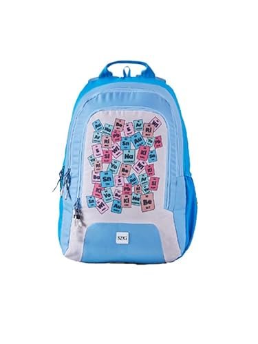 Wiki Stylish Unisex Backpack 3 Durable & Lightweight backpack for Men & Women | Backpack for Office, Gym, Travel (33.5 Litre, Blue)