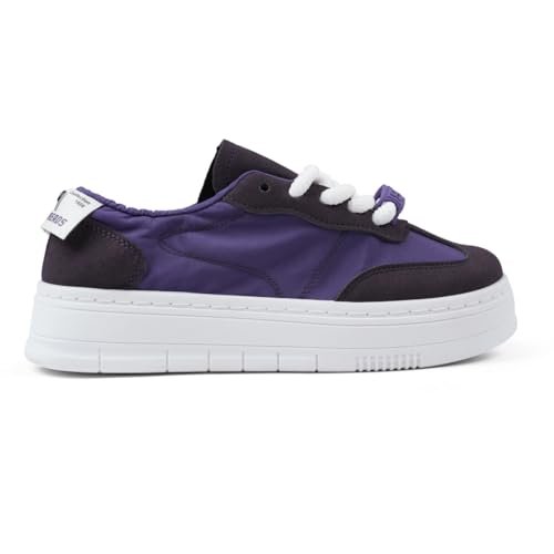 SOLETHREADS STRUT Sneakers for Women | Stylish & Fashionable| Comfortable|Walking Shoes| Lightweight Flexible| Skid-Resistant| Everyday |Casual Shoes for Women|Purple|UK 8