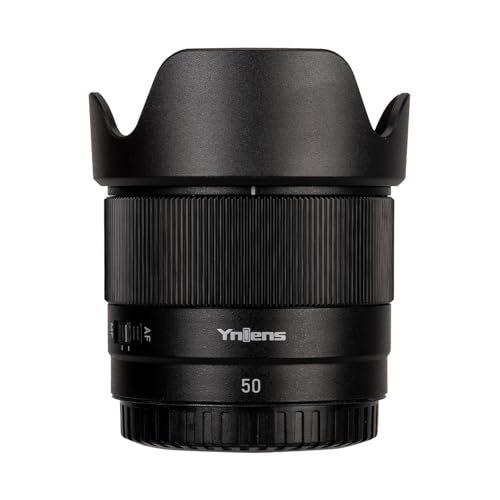YONGNUO 50mm F1.8S DA Lens for Sony E Mount, Auto Focus F1.8S Large Aperture APSC Frame Standard Prime Lens for Sony E-Mount Mirrorless Cameras (Black)
