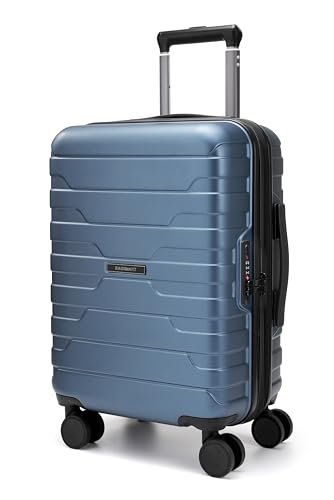 BAGSMART Carry On Luggage Airline Approved with Spinner Wheels, RoyalBlue, 20 inch, Expandable Luggage with Spinner Wheels