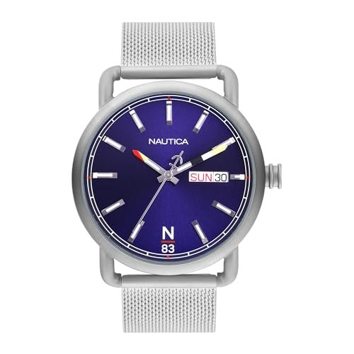 Nautica Round 44mm Blue Dial Analog Men Watch – NAPMYF324