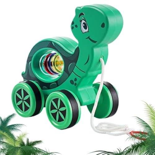 Mini Steps Pull Along Turtle Toy – Baby Walking Toy for Toddlers, Safe & Durable