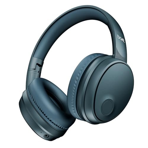 boAt Rockerz Trendz, 40mm Drivers, 50hrs Battery, 60ms Low Latency, ENx Tech, BT v5.4, Foldable Cups, Voice Assistant, Bluetooth Headphones, Wireless Headphone with Mic – Bold Blue