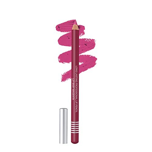 Colors Queen Lip Liner Pencil | Long Lasting & Waterproof Formula | Matte Lip Liner Pencil for Women (L-27, Baby Magenta)