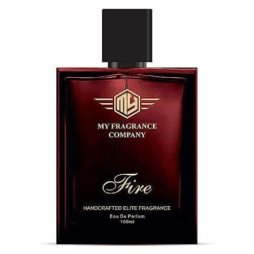 My Fragrance Company Fire Handcrafted Elite Fragrance EDP Perfume For Men – 100ml | Premium Long Lasting Fragrance Perfume | Gift for Husband, Boyfriend