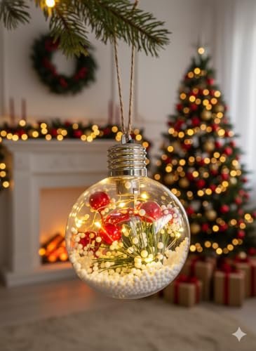 Merry Christmas Balls Christmas Decoration Combo Pack | Items for Home & Office | Festive Hangings, Foam Ornaments | PoPo Toys ® | Small