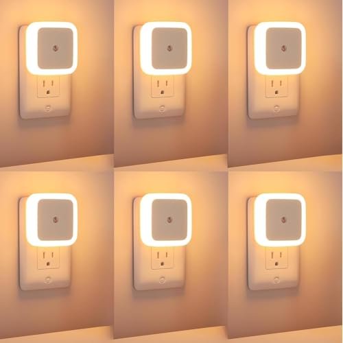 One94Store Plastic Smart Motion Sensor LED Light Bulb with Automatic On/Off and Dimmable Warm White Glow,Energy Efficient 7W LED Bulb for Home,Stairs,Kitchen,Bathroom,Wardrobe Lighting,Pack of 6