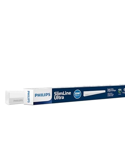 Philips 20-watt LED Batten/Tubelight | Slimline Ultra Compact 4-ft LED Batten for Living Room & Bedroom | Cool Day Light, Pack of 1