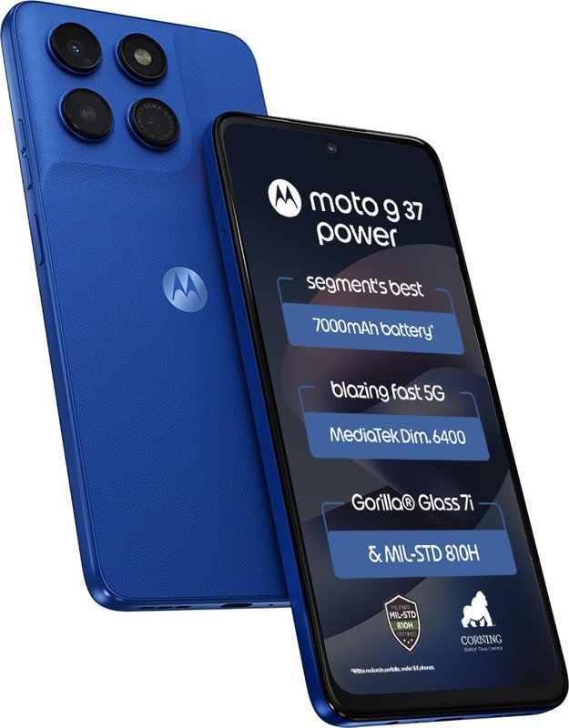 MOTOROLA g37 power (PANTONE Nautical Blue, 128 GB)(8 GB RAM)