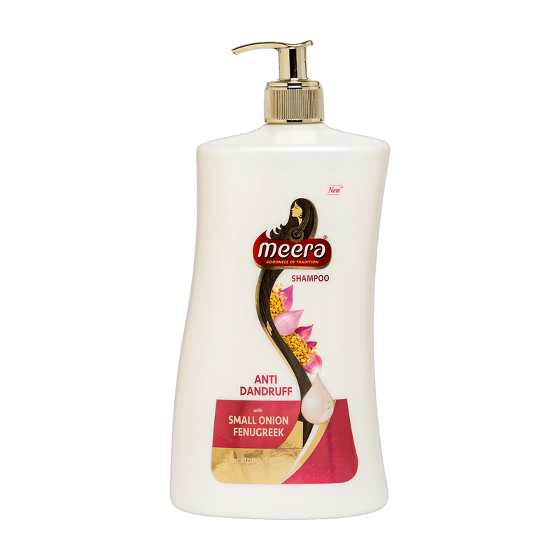 Meera Anti Dandruff Shampoo, With Small Onion And Fenugreek,Paraben Free(1 L)