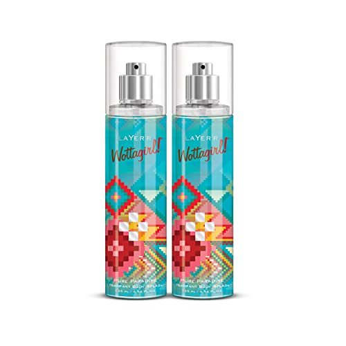 Layer’r Wottagirl Pure Paradise Body Mist for Women 135ml Pack of 2