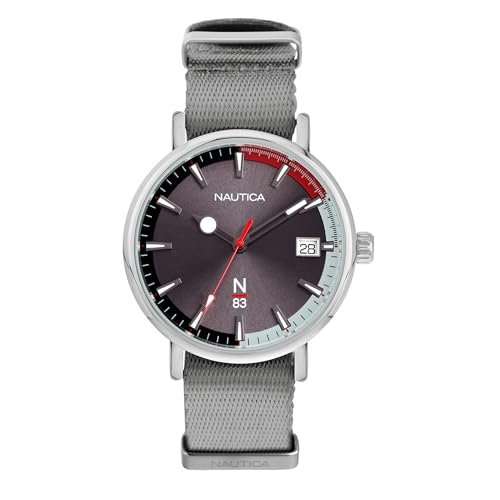 Nautica Round 42mm Gray Dial Analog Men Watch – NAPMYF302