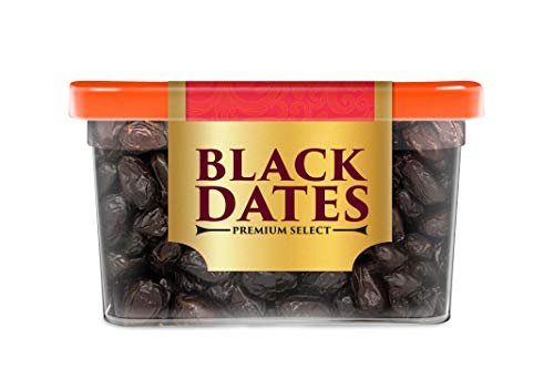 Manna Black Dates 400g – Khajoor Khajur Natural. Rich In Iron, Fibre & Vitamins. Premium Imported, Fresh