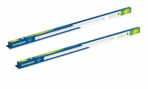 Crompton Laser Ray Smile 24W LED Batten (Warm White) – Pack of 2