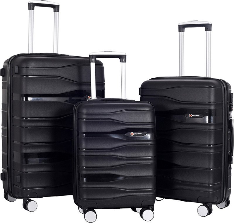 Marlin London UDAAN Light-Weight & Durable Polyproylene Hard Luggage Check-in Suitcase 8 Wheels – 28 inch