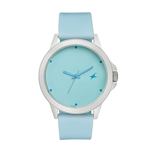 Fastrack Analog Blue Dial Unisex’s Watch-38024PP64W, Silicone Band