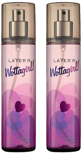 Layer’r Women WottaGirl Secret Crush Spray Body Splash, 135Ml (Pack Of 2)