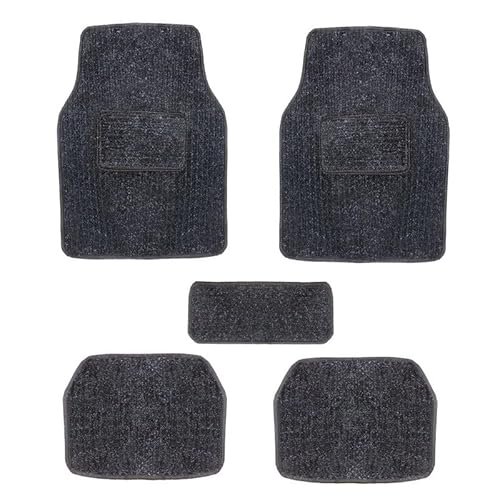 Vocado Carpet Black Car Floor/Foot Mats for Mahindra Bolero Type 2