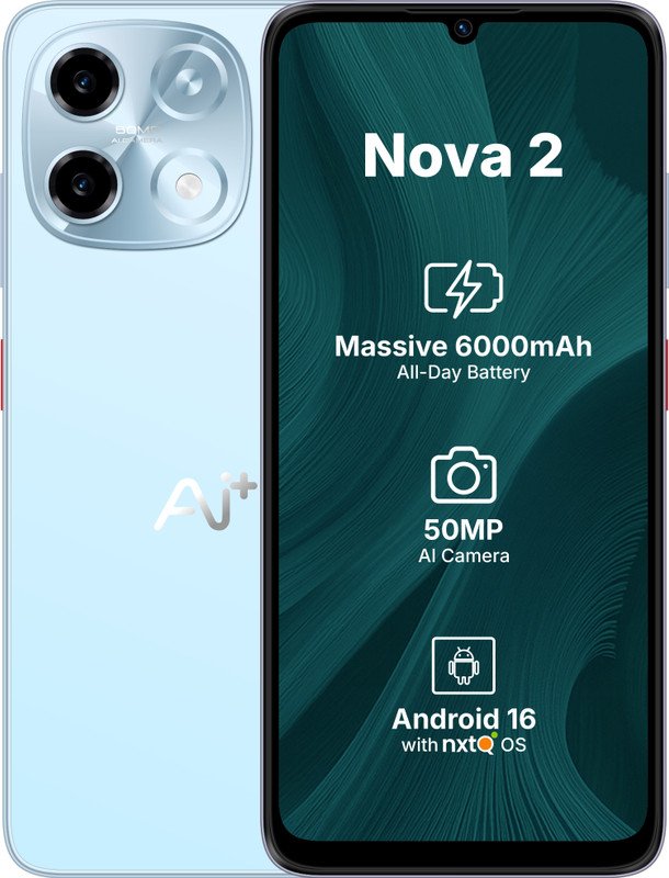 Ai+ Nova 2 5G (Blue, 64 GB)(4 GB RAM)