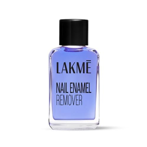 Lakme Liquid Nail Polish Remover With Vitamin E, Strengthens Nails & Removes Nail Paint Easily, 27ml (OG Collection)
