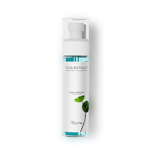 FromNegative Cica + Niacinamide Face Toner Mist with Hyaluronic Acid & Licorice for Hydration, Pore-Tightening, Oil-Control, Skin Brightening, Acne-Prone, Oily & Sensitive Skin, 100ml