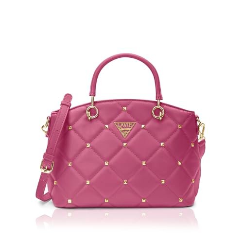 Lavie Signature Women’s Stud Lima Satchel Handbag | Satchel Bag for Work | Ladies purse | Stylish Shoulder Bag | Gift For Women