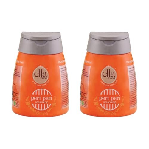 Ella Foods Peri Peri Seasoning|Pack of 2|Cryogenic Spices | 99% Microbial-free | 100 grams each