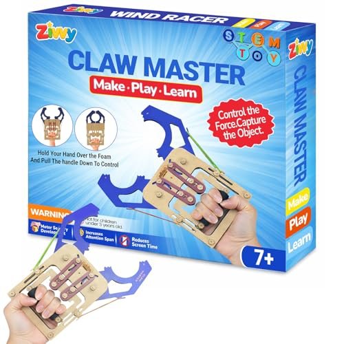 ZIVVY Stem Toy Claw Master | Toys for Boys 7-14 Years | Science Experiment kit | Educational Toys for 3 Year Old | Puzzle Game for Kids 7 to 10 Years